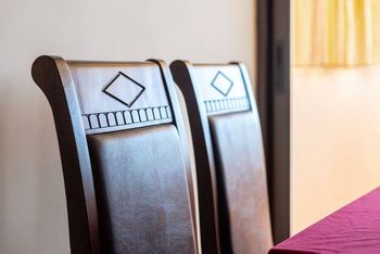 Ein Detail des Restaurantbereichs